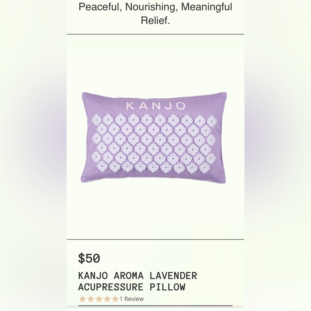 Acupressure Pillow, Lavender
